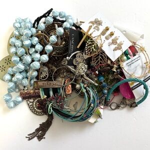 Craft Flawed Lot Jewelry Bag 1.9 lbs Bag #22